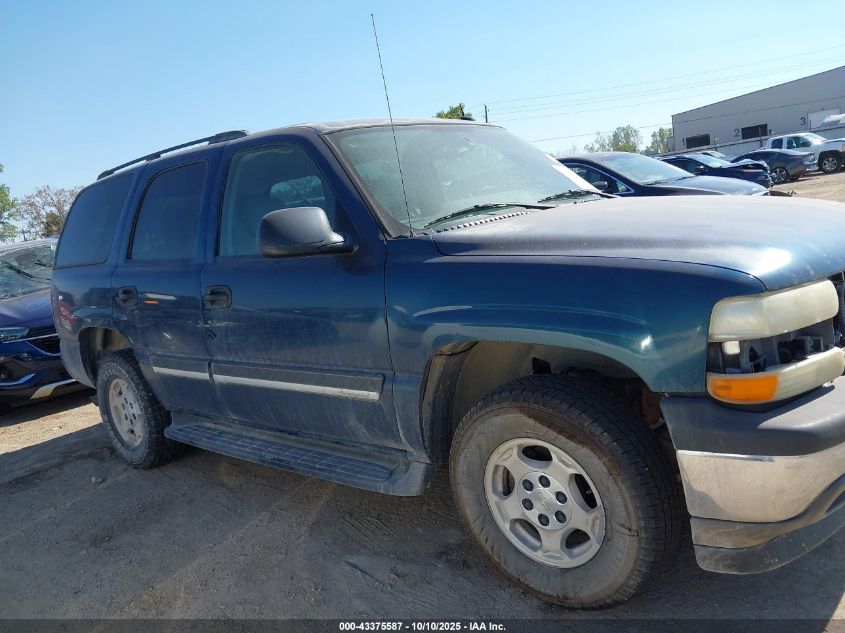 2005 Chevrolet Tahoe Ls VIN: 1GNEC13T45R178769 Lot: 43375587