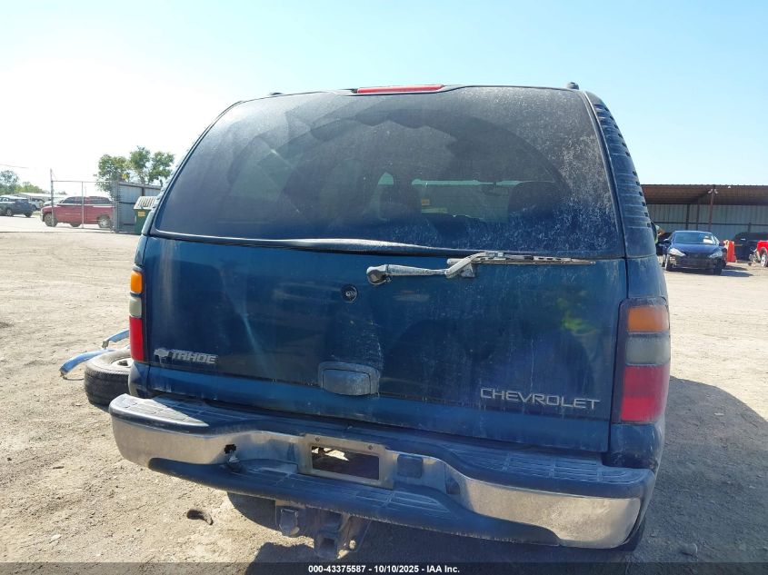 2005 Chevrolet Tahoe Ls VIN: 1GNEC13T45R178769 Lot: 43375587