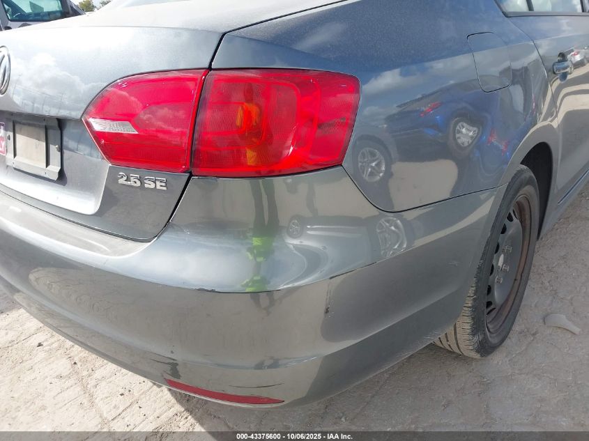 2012 Volkswagen Jetta 2.5L Se VIN: 3VWDX7AJ8CM472796 Lot: 43375600