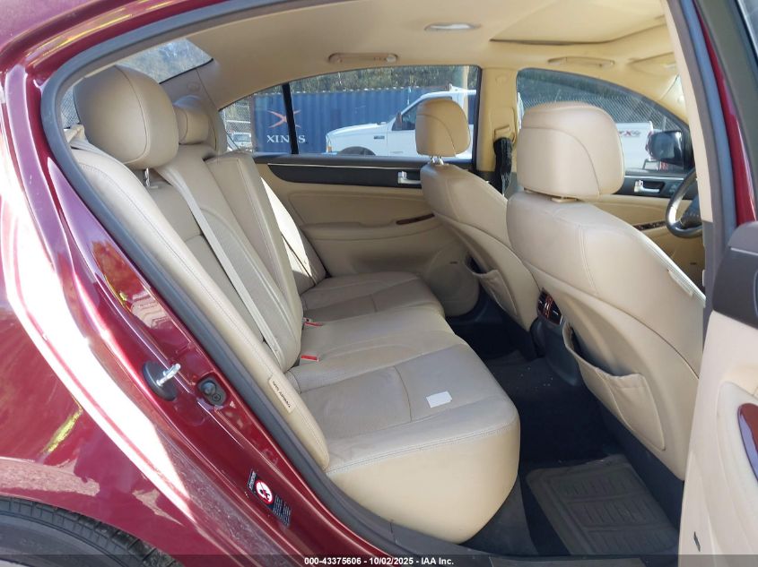 2012 Hyundai Genesis 3.8 VIN: KMHGC4DDXCU196774 Lot: 43375606