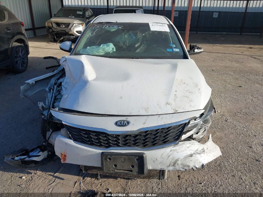 2019 Kia Optima Lx VIN: 5XXGT4L3XKG277968 Lot: 43375624