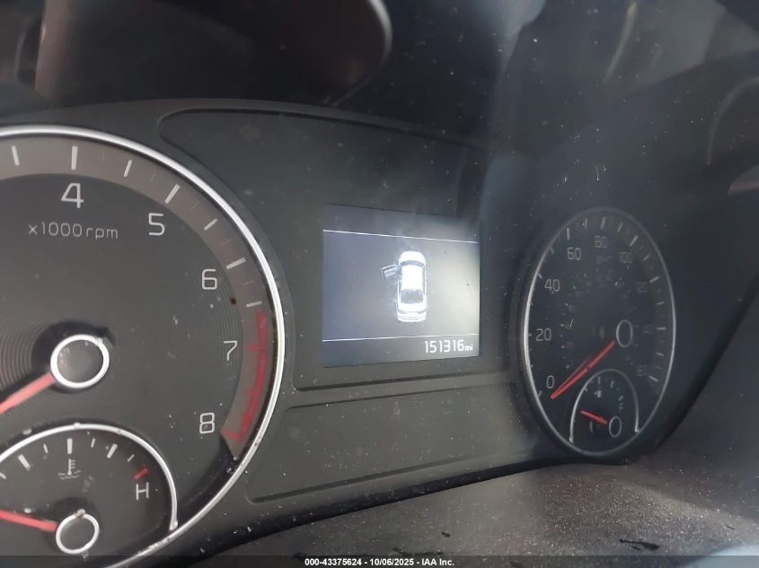 2019 Kia Optima Lx VIN: 5XXGT4L3XKG277968 Lot: 43375624