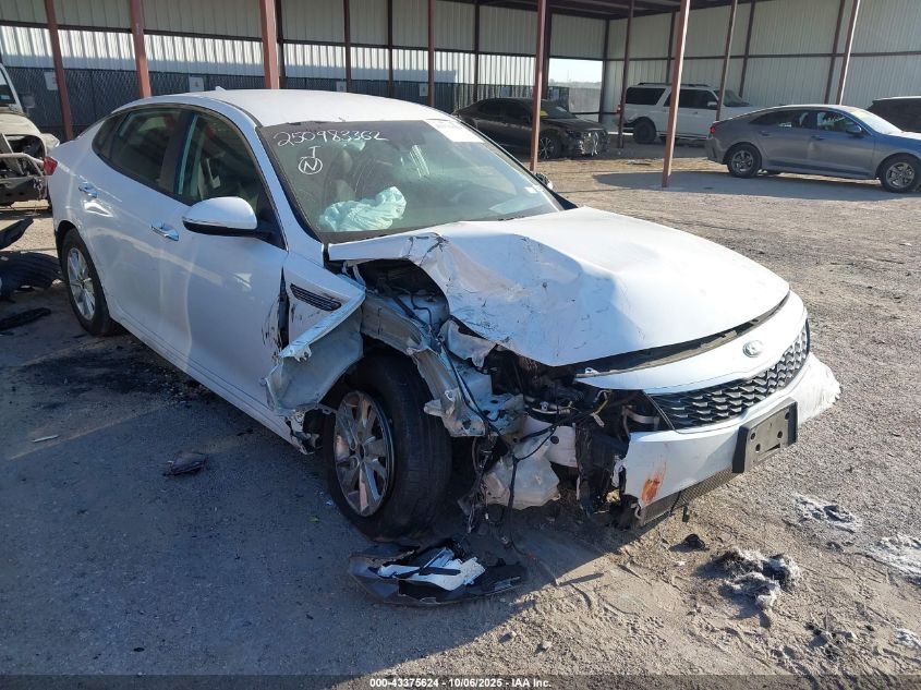 2019 Kia Optima Lx VIN: 5XXGT4L3XKG277968 Lot: 43375624