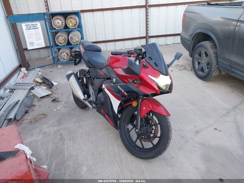 2019 Suzuki Gsx250R M/Zm/Za