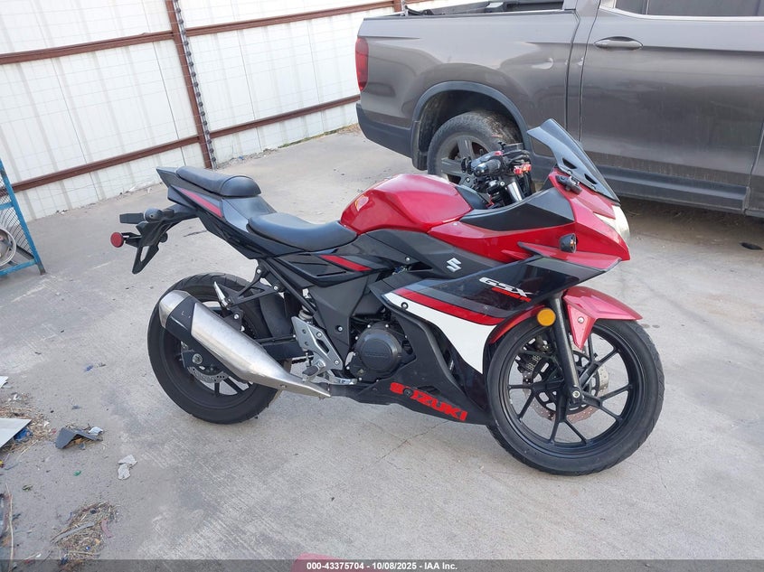 2019 Suzuki Gsx250R M/Zm/Za VIN: LC6DN11A0K1100303 Lot: 43375704