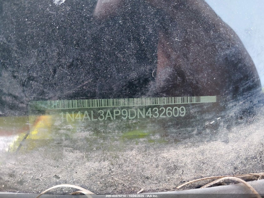 2013 NISSAN ALTIMA 2.5 SV 1N4AL3AP9DN432609