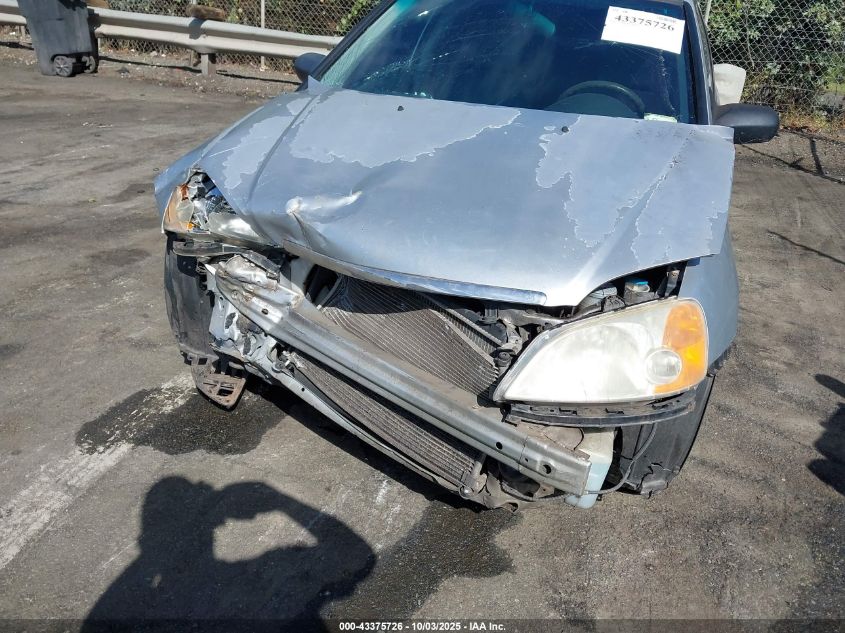 2001 Honda Civic Lx VIN: 2HGES16571H617029 Lot: 43375726