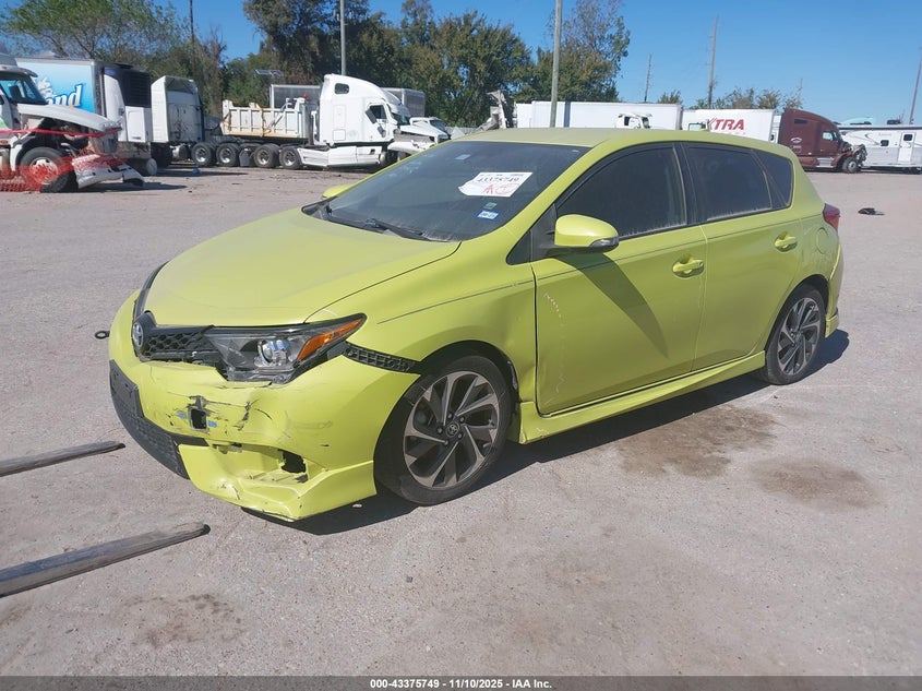 Vin: jtnkarje4hj551697, lot: 43870492, toyota corolla im 20172