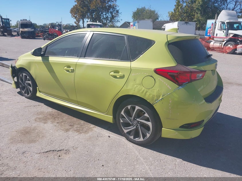 Vin: jtnkarje4hj551697, lot: 43870492, toyota corolla im 20173