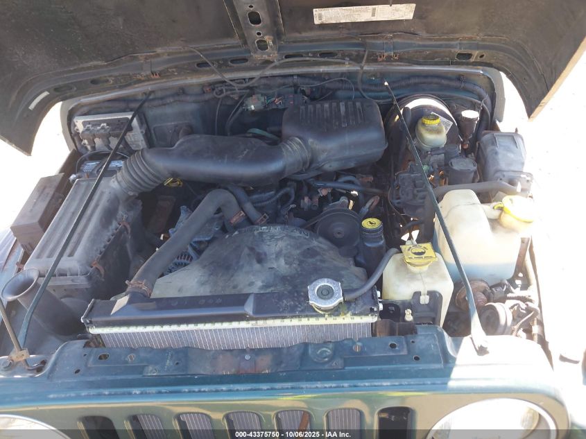 1999 Jeep Wrangler Se VIN: 1J4FY29P7XP457592 Lot: 43375750