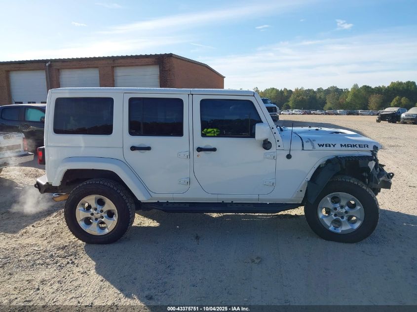 2016 Jeep Wrangler Unlimited Sahara VIN: 1C4HJWEG8GL143778 Lot: 43375751