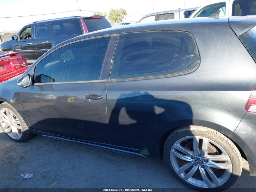 2012 Volkswagen Gti 2-Door VIN: WVWED7AJ1CW320052 Lot: 43375761