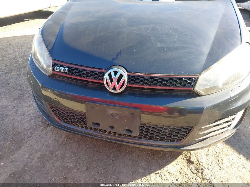 2012 Volkswagen Gti 2-Door VIN: WVWED7AJ1CW320052 Lot: 43375761