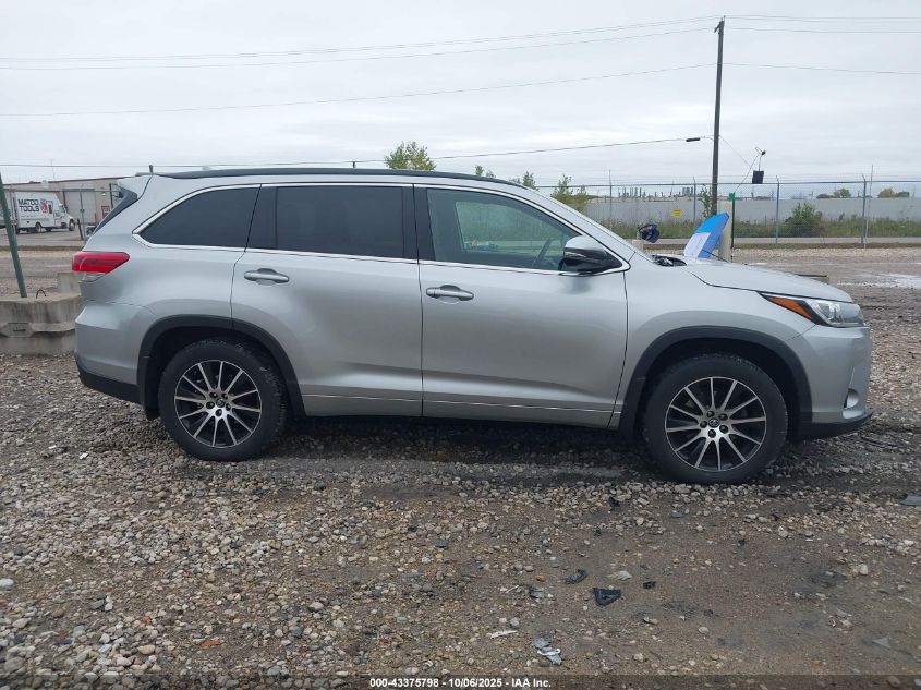 2018 Toyota Highlander Se VIN: 5TDJZRFH3JS547032 Lot: 43375798