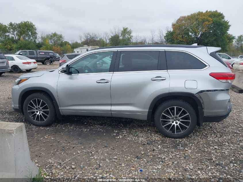 2018 Toyota Highlander Se VIN: 5TDJZRFH3JS547032 Lot: 43375798