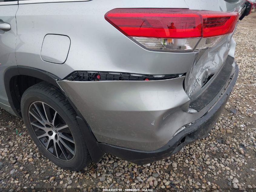 2018 Toyota Highlander Se VIN: 5TDJZRFH3JS547032 Lot: 43375798