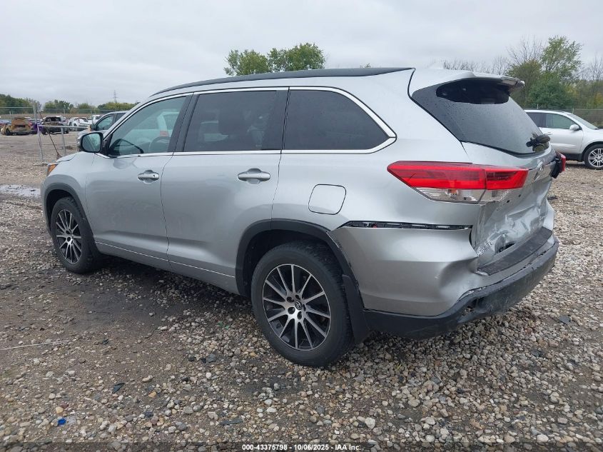 2018 Toyota Highlander Se VIN: 5TDJZRFH3JS547032 Lot: 43375798