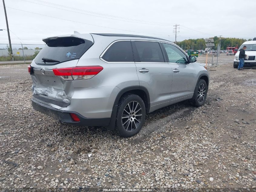 2018 Toyota Highlander Se VIN: 5TDJZRFH3JS547032 Lot: 43375798