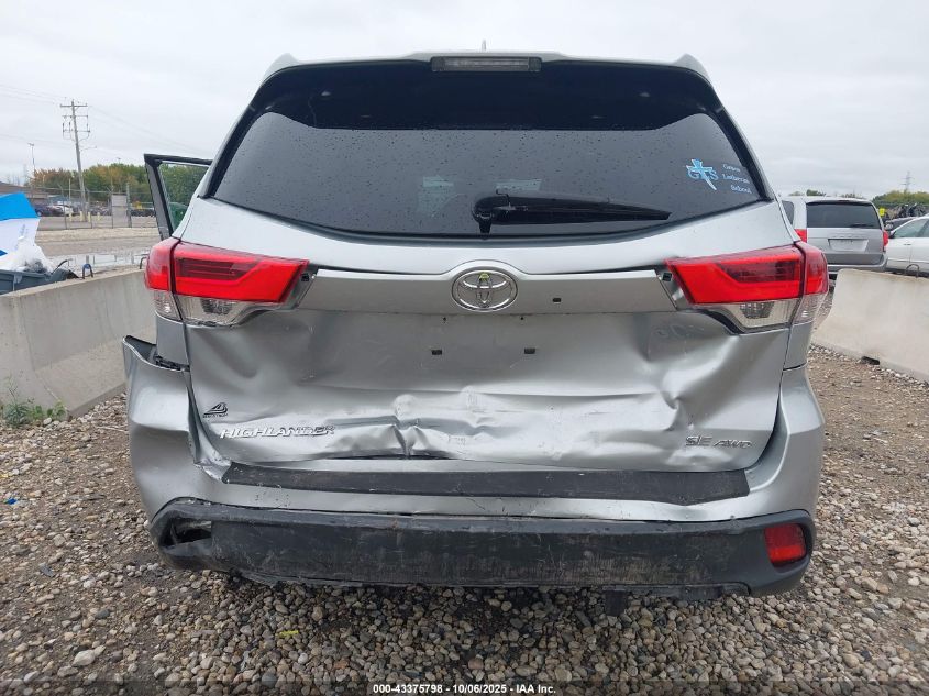 2018 Toyota Highlander Se VIN: 5TDJZRFH3JS547032 Lot: 43375798