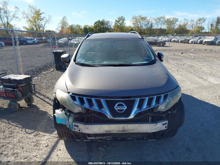 2009 Nissan Murano S VIN: JN8AZ18W59W212657 Lot: 43375813