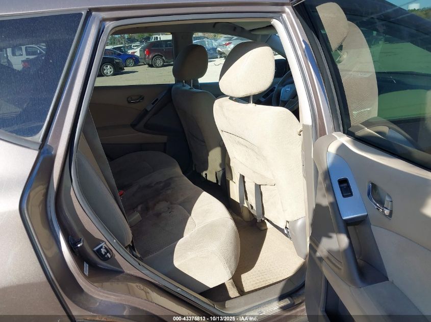 2009 Nissan Murano S VIN: JN8AZ18W59W212657 Lot: 43375813