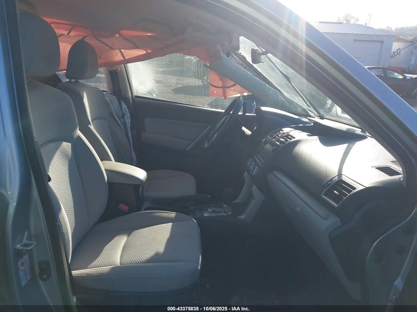 2017 Subaru Forester 2.5 2.5i Silver Lot 111043375838 Vin JF2SJABC4HH589670