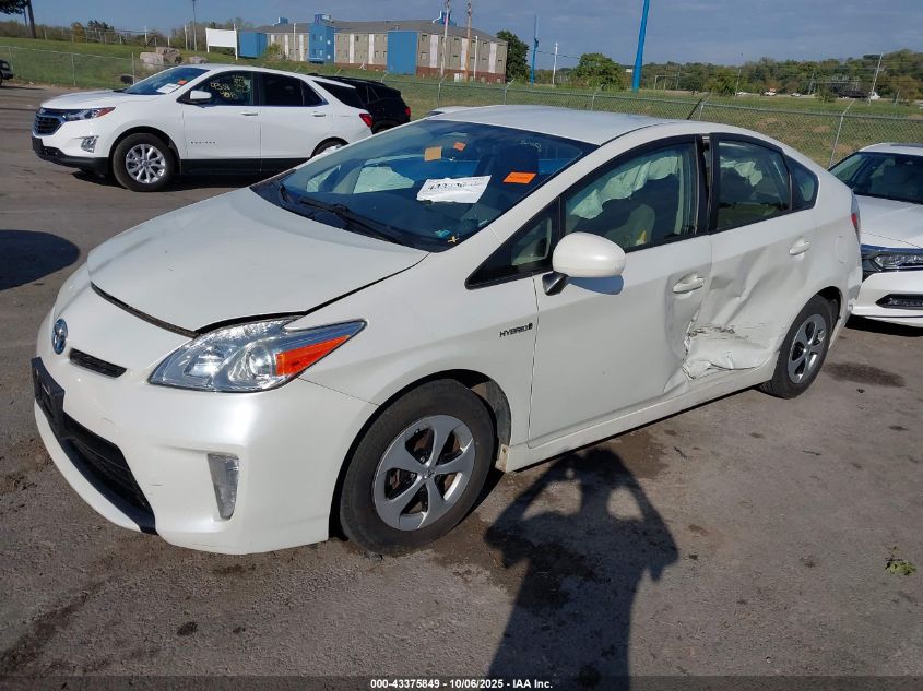2014 Toyota Prius Three VIN: JTDKN3DU3E1758781 Lot: 43375849