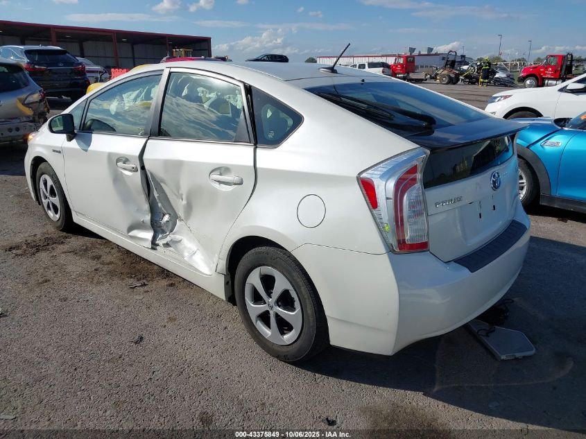 2014 Toyota Prius Three VIN: JTDKN3DU3E1758781 Lot: 43375849
