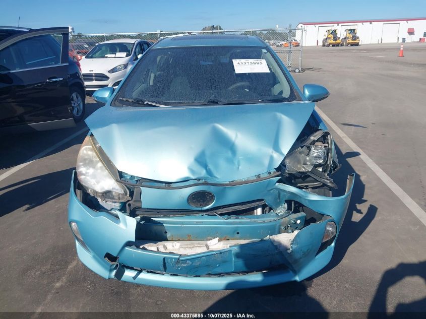 2013 Toyota Prius C Three VIN: JTDKDTB32D1049657 Lot: 43375885