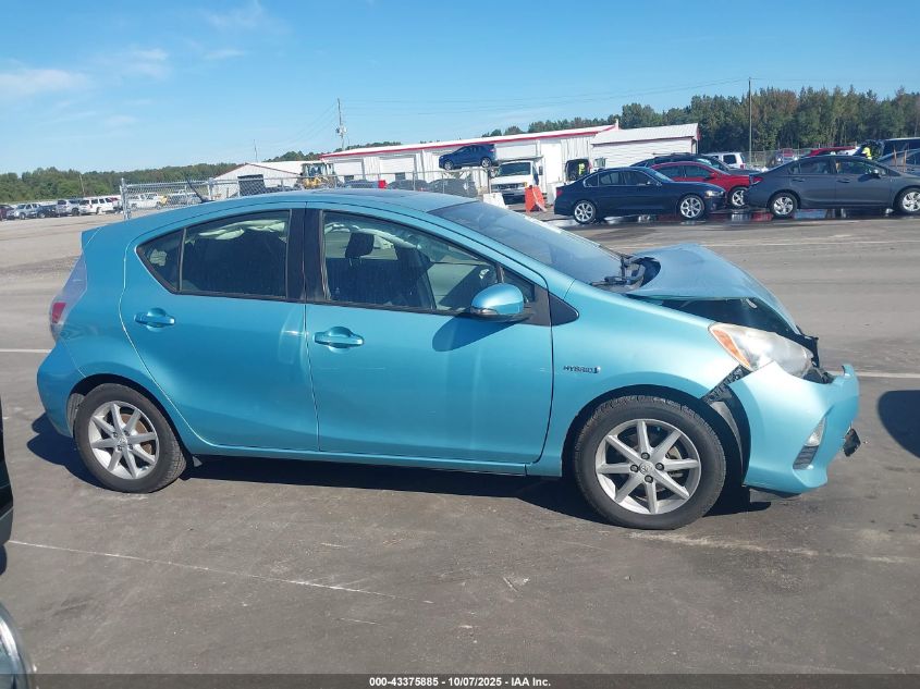 2013 Toyota Prius C Three VIN: JTDKDTB32D1049657 Lot: 43375885