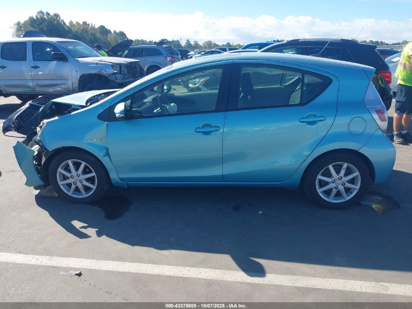 2013 Toyota Prius C Three VIN: JTDKDTB32D1049657 Lot: 43375885