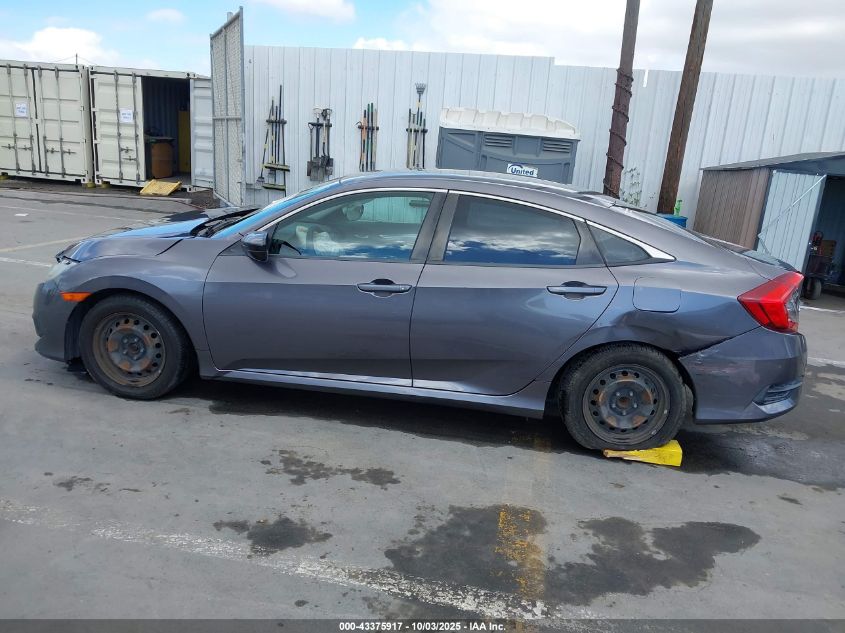 2016 Honda Civic Lx VIN: 19XFC2F57GE204070 Lot: 43375917