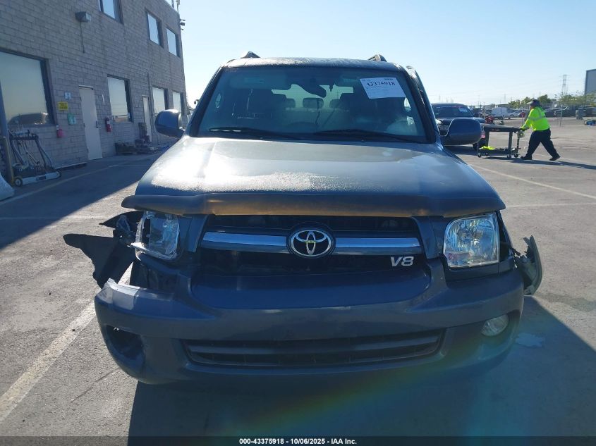 2006 Toyota Sequoia Limited V8 VIN: 5TDZT38A86S281208 Lot: 43375918