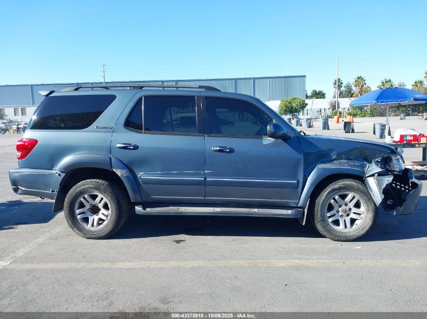 2006 Toyota Sequoia Limited V8 VIN: 5TDZT38A86S281208 Lot: 43375918