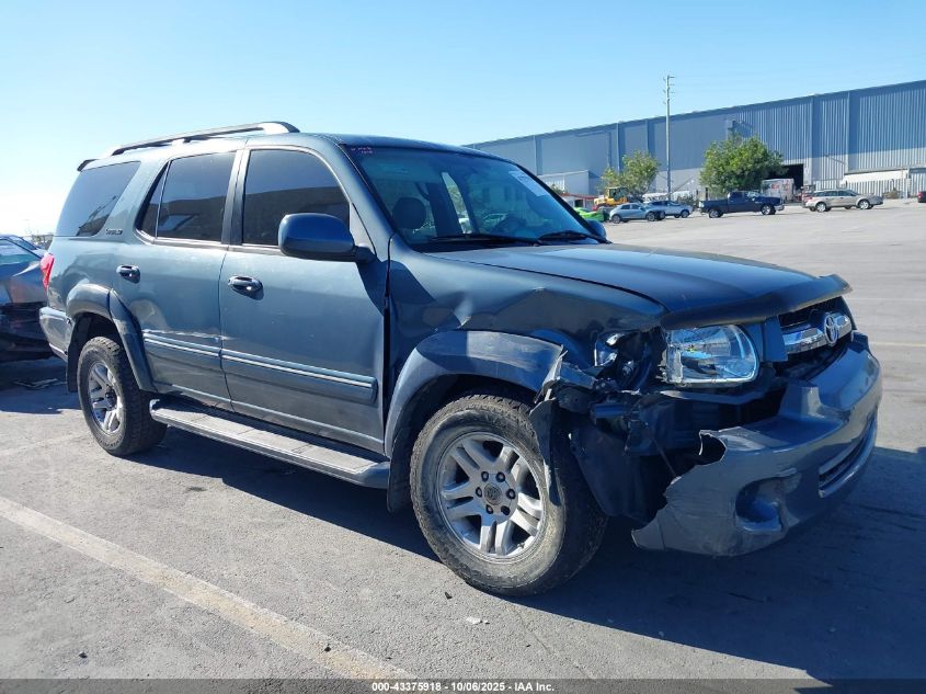 2006 Toyota Sequoia Limited V8 VIN: 5TDZT38A86S281208 Lot: 43375918
