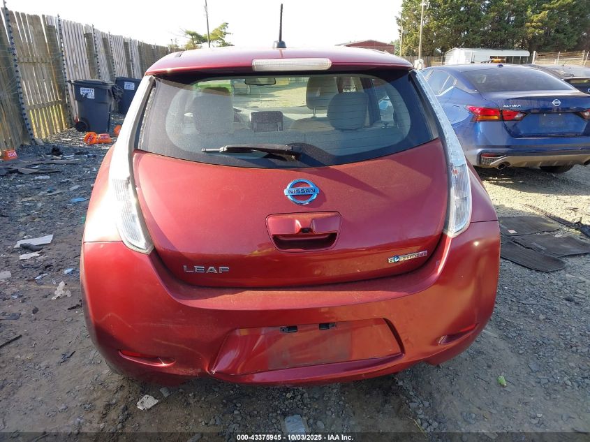 2015 Nissan Leaf Sv VIN: 1N4AZ0CP7FC318410 Lot: 43375945