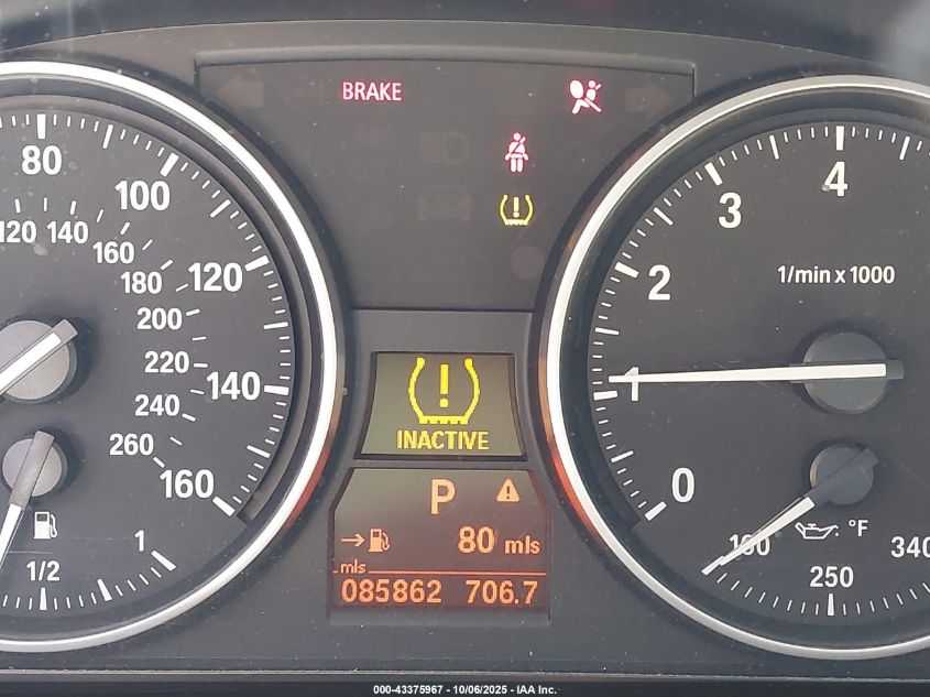 2008 BMW 335I VIN: WBAWL73558P178701 Lot: 43375967