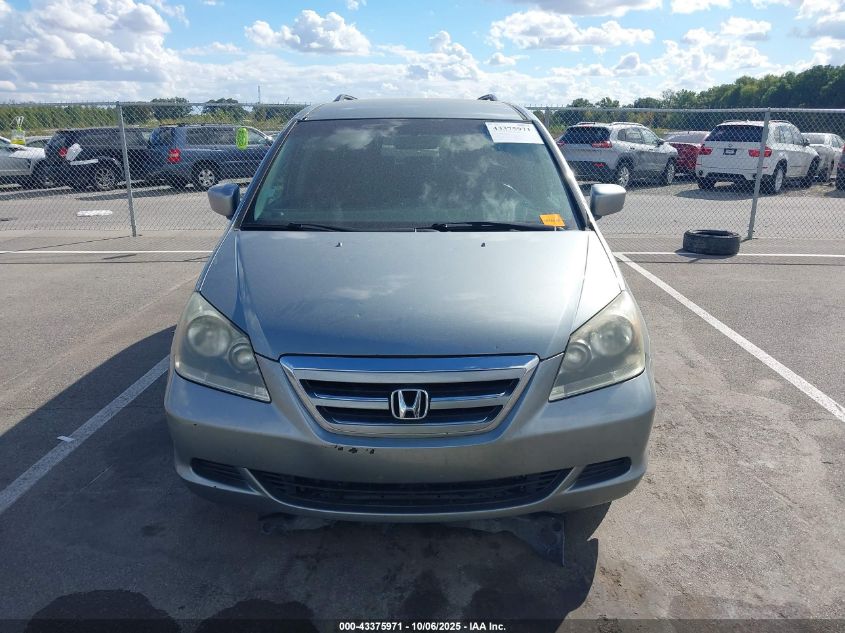 2005 Honda Odyssey Ex VIN: 5FNRL384X5B065437 Lot: 43375971