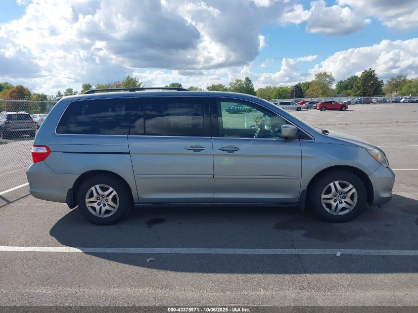 2005 Honda Odyssey Ex VIN: 5FNRL384X5B065437 Lot: 43375971