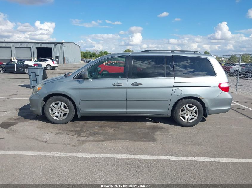 2005 Honda Odyssey Ex VIN: 5FNRL384X5B065437 Lot: 43375971