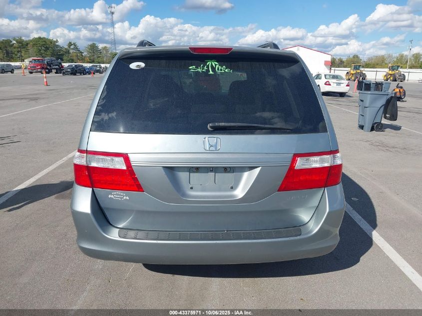 2005 Honda Odyssey Ex VIN: 5FNRL384X5B065437 Lot: 43375971