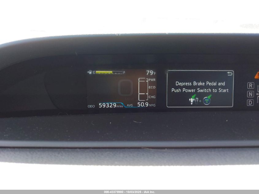 2016 Toyota Prius Four Touring VIN: JTDKARFU5G3502564 Lot: 43375980