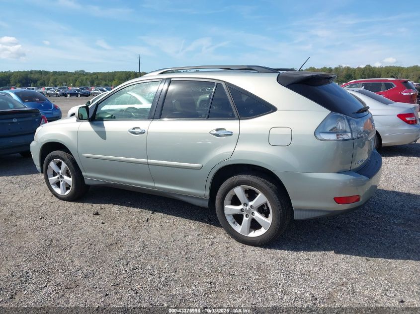 2008 Lexus Rx 350 VIN: JTJHK31UX82050403 Lot: 43375998