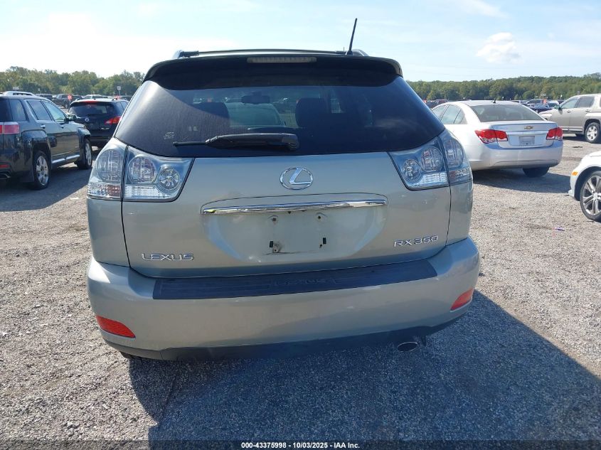 2008 Lexus Rx 350 VIN: JTJHK31UX82050403 Lot: 43375998