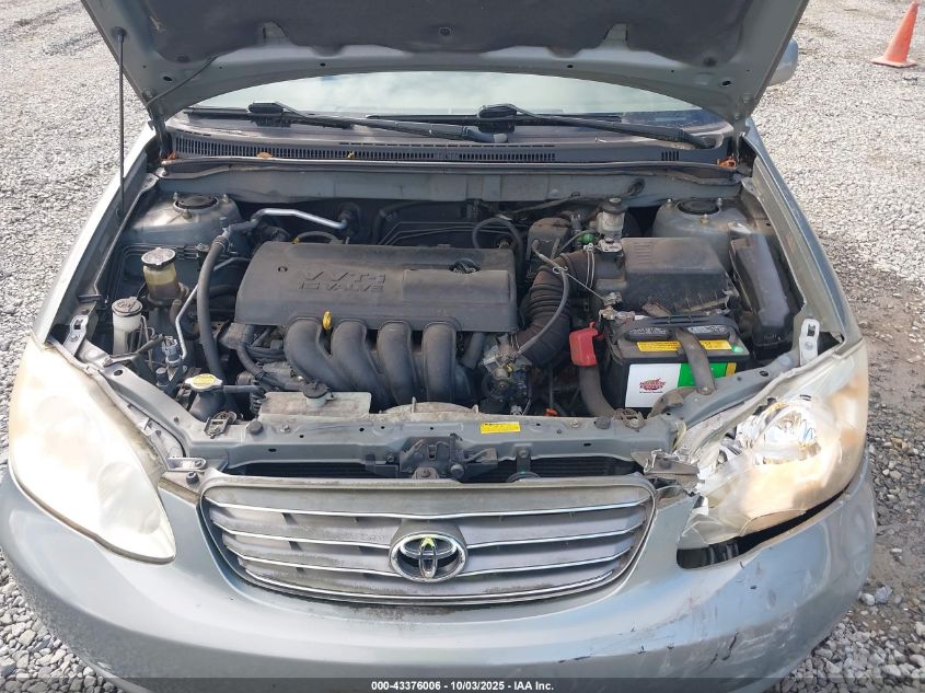 2004 Toyota Corolla Le VIN: 1NXBR38E94Z210395 Lot: 43376006