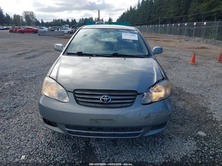 2004 Toyota Corolla Le VIN: 1NXBR38E94Z210395 Lot: 43376006