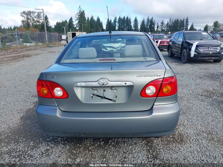 2004 Toyota Corolla Le VIN: 1NXBR38E94Z210395 Lot: 43376006