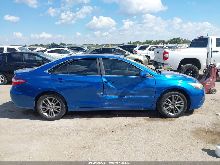 2017 Toyota Camry Se VIN: 4T1BF1FKXHU647544 Lot: 43376043