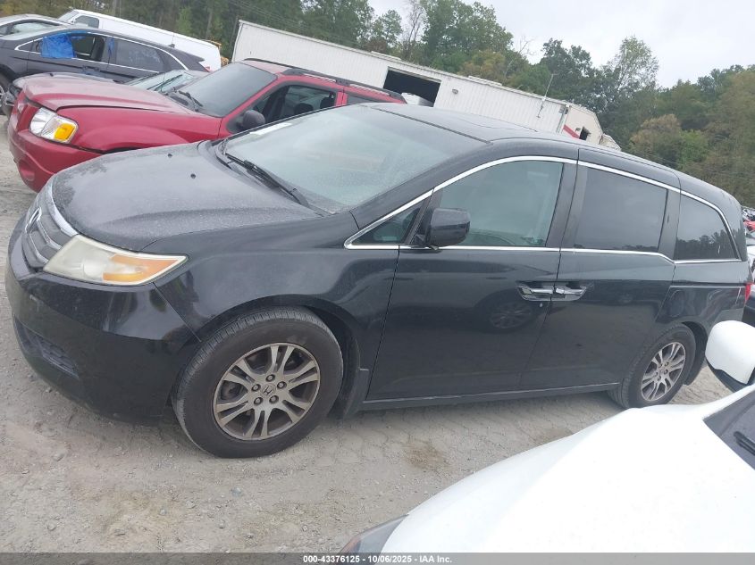 2011 Honda Odyssey Ex-L VIN: 5FNRL5H64BB093677 Lot: 43376125