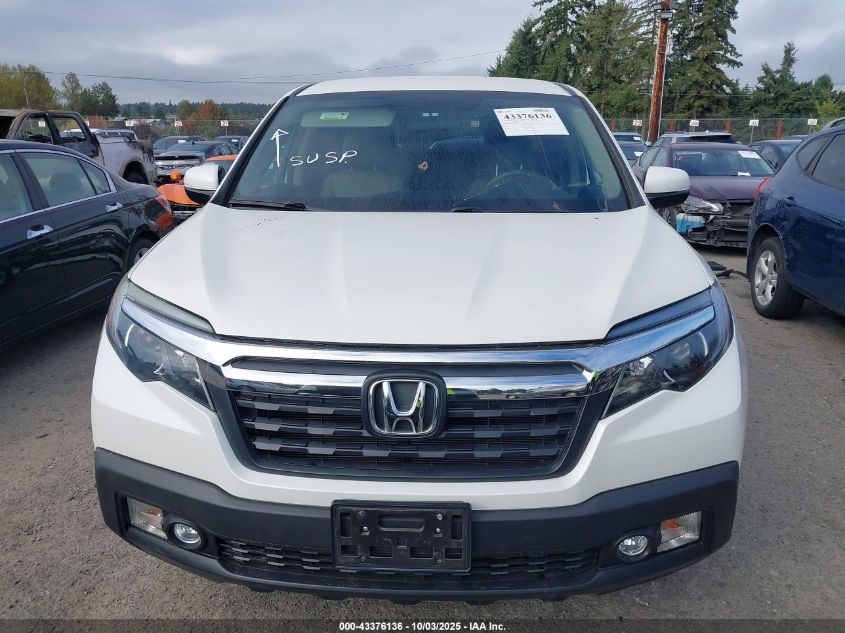 2017 Honda Ridgeline Rts VIN: 5FPYK3F43HB015735 Lot: 43376136